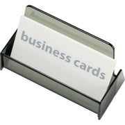 Business Card Holder by Officemate – 50 load, Plastic, Smoke, Model OIC97833