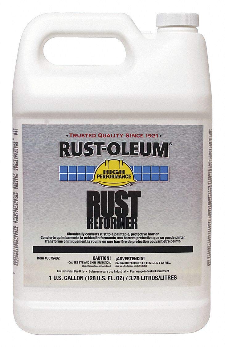 402 Rust Reformer by Rust-Oleum – 128 Fl Oz (Pack of 1), Blend, Flat Black, Model 3575402