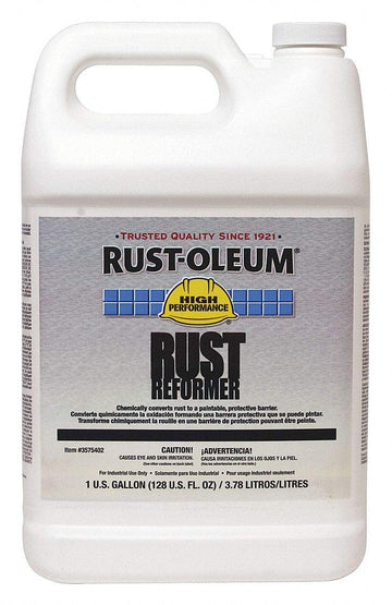 402 Rust Reformer by Rust-Oleum – 128 Fl Oz (Pack of 1), Blend, Flat Black, Model 3575402