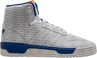 adidas Men's Mark Gonzales x Curtis Kulig x Rivalry High All Over Print Shoes, US 10 M White/Blue