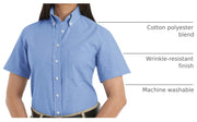 Red Kap 22 / Light Blue / Executive Oxford Shirt Button-Down Shirts