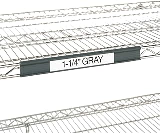 Metro 9990CL Plastic Label Holder, 3" Length x 1-1/4" Width, Clear