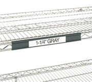 Plastic Label Holder by METRO – 3" Length, Plastic, Clear, Model 9990CL