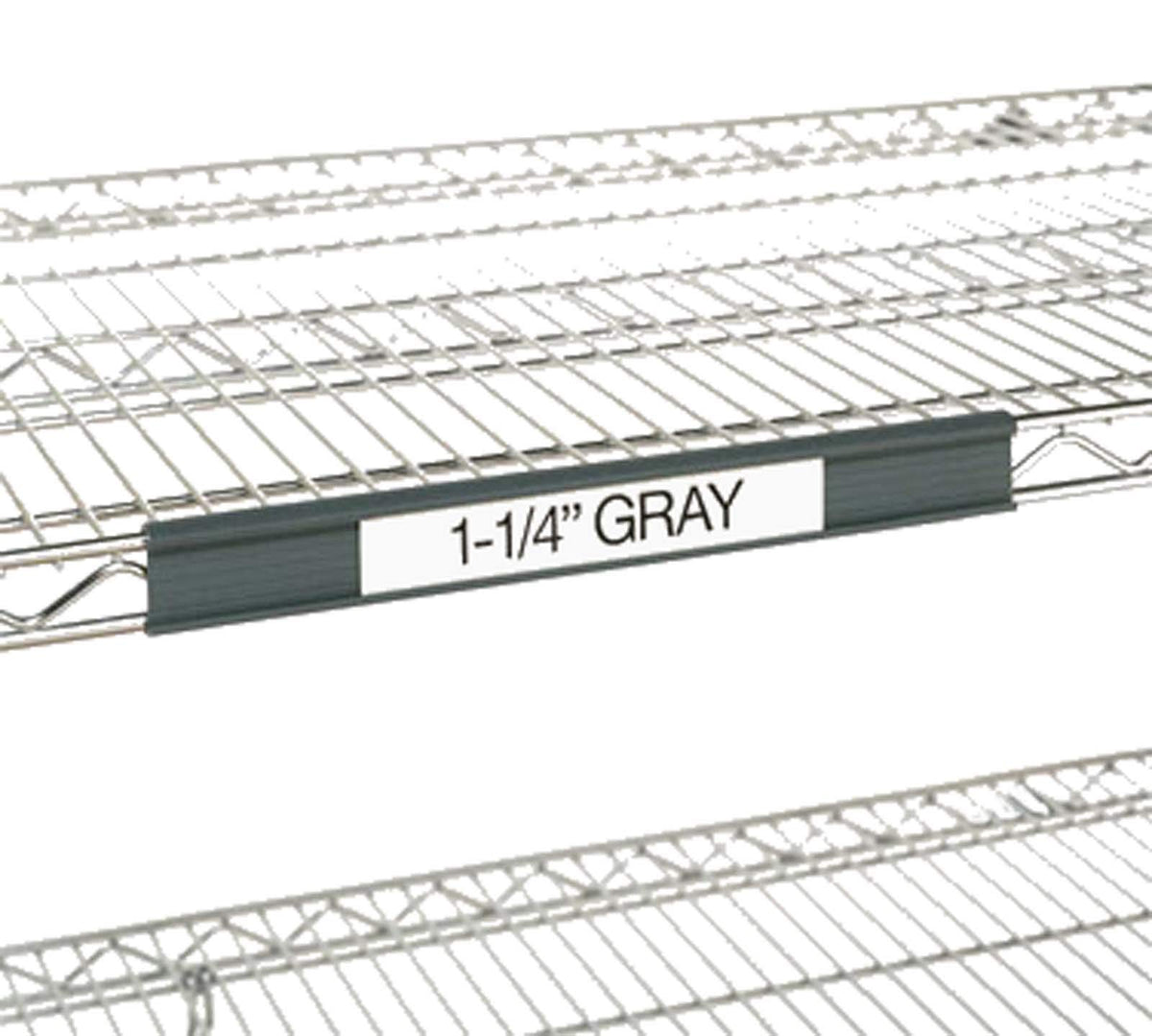 Plastic Label Holder by METRO – 3" Length, Plastic, Clear, Model 9990CL