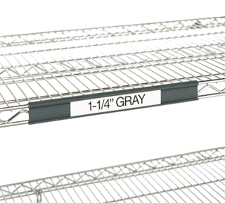 Plastic Label Holder by METRO – 3" Length, Plastic, Clear, Model 9990CL