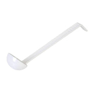 8.5" 0.75 oz one piece polycarbonate ladle by Thunder Group – Polycarbonate, White, Model 2010-White