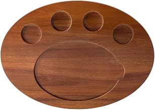 TableCraft 10710 Acacia 17" x 12.25" x .75" Fajita Serving Board