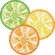 Creative Converting Tutti Frutti Vibrant Summer Dessert Plates, 8 Count