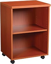 Global Industrial Storage Cabinet, 20"W x 16"D x 28.5"H, Cherry