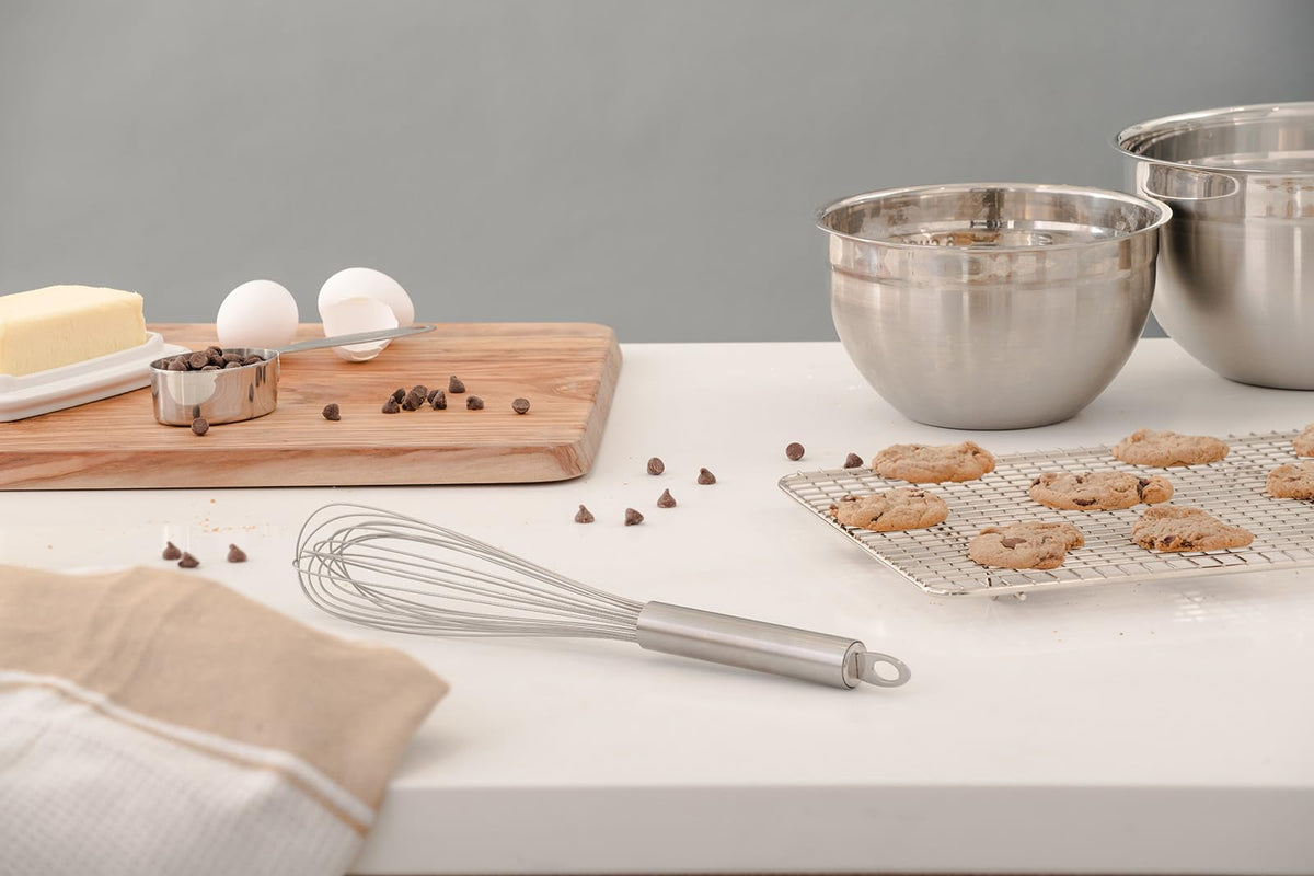8" Egg Whisk by Cuisipro – Medium, stainless_steel, Silver, Model CSP-74766899