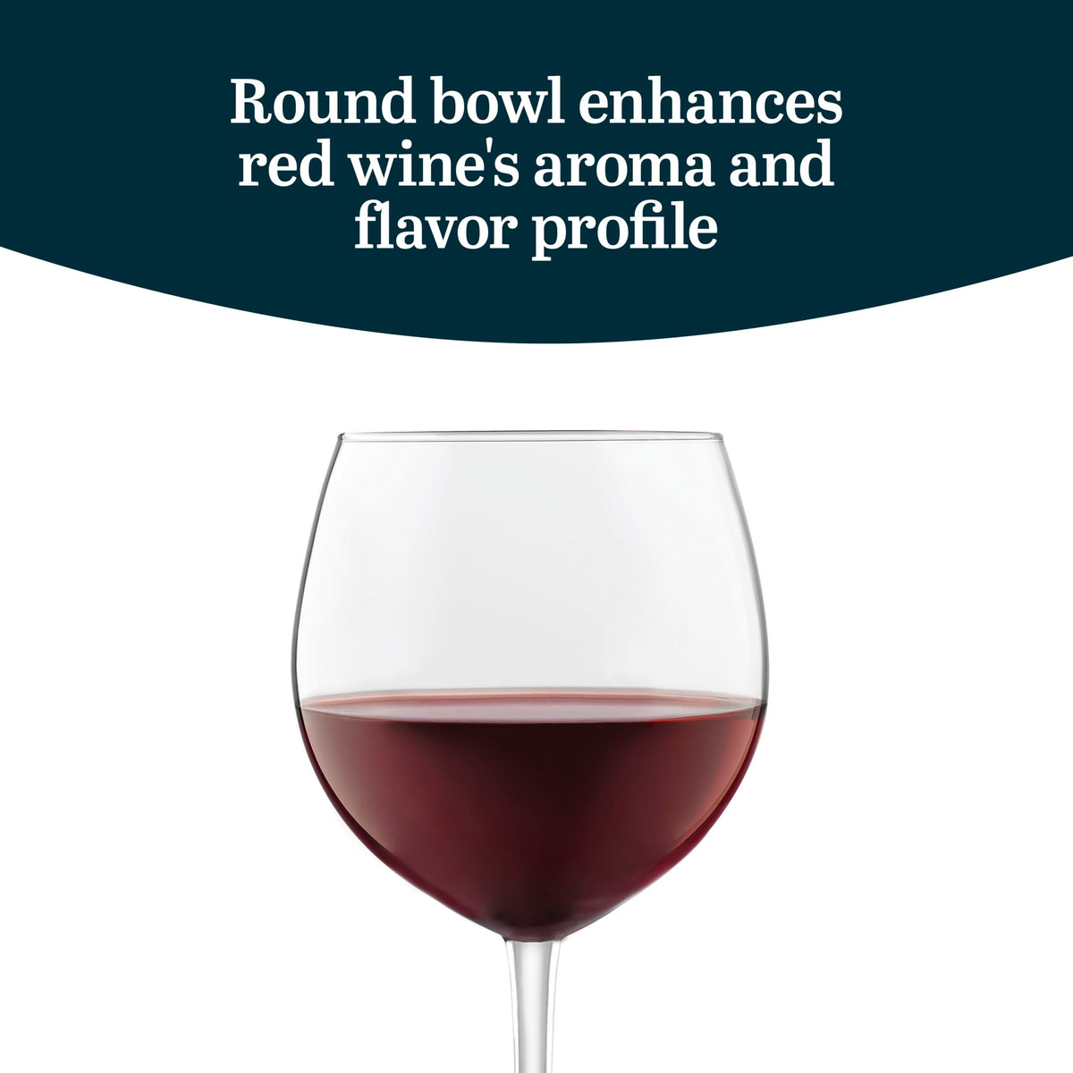 Libbey Large Red 8 / 8 count / Vina Wine Glasses