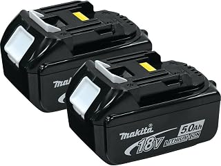 Makita BL1850-2 18-volt LXT Lithium-Ion 5.0Ah Battery, 2-Pack