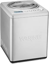 Waring 2.5-Quart Compressor Ice Cream Maker Machine | Built-in Compressor No Pre-Freezing, for Restaurants & Professional Kitchens