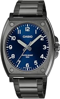 Casio MTP-E730B-2AV Analog Watch Gun Metal Blue Dial