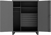Durham HDWCP246078-7M95 Cabinet, 7 drawer, hanger bar, pegboards