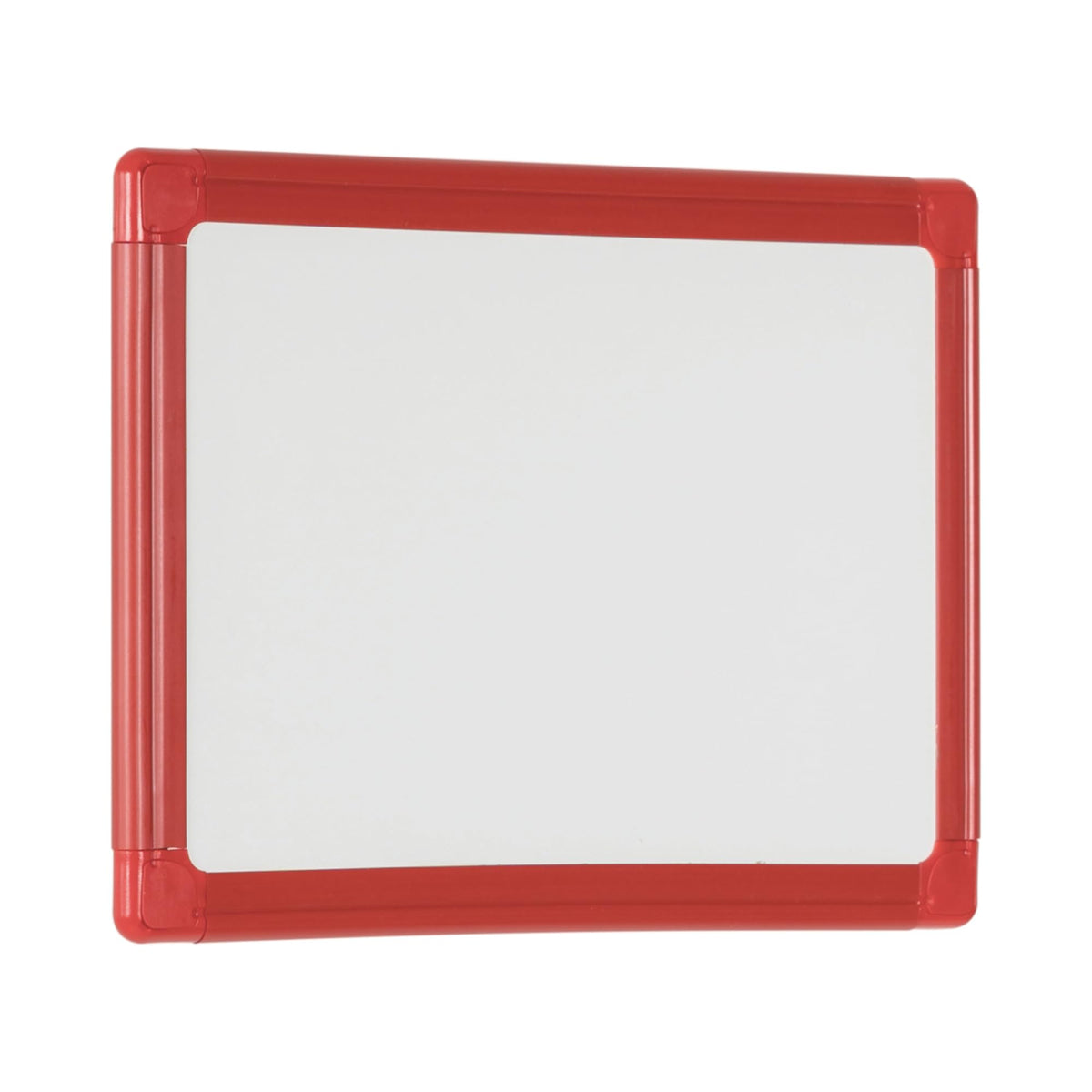 Schoolmate Small Dry Erase Lap Whiteboard by MasterVision – 16" x 12", Red, Model MB8139206
