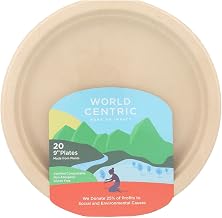 World Centric 147105 9in. Fiber Plate