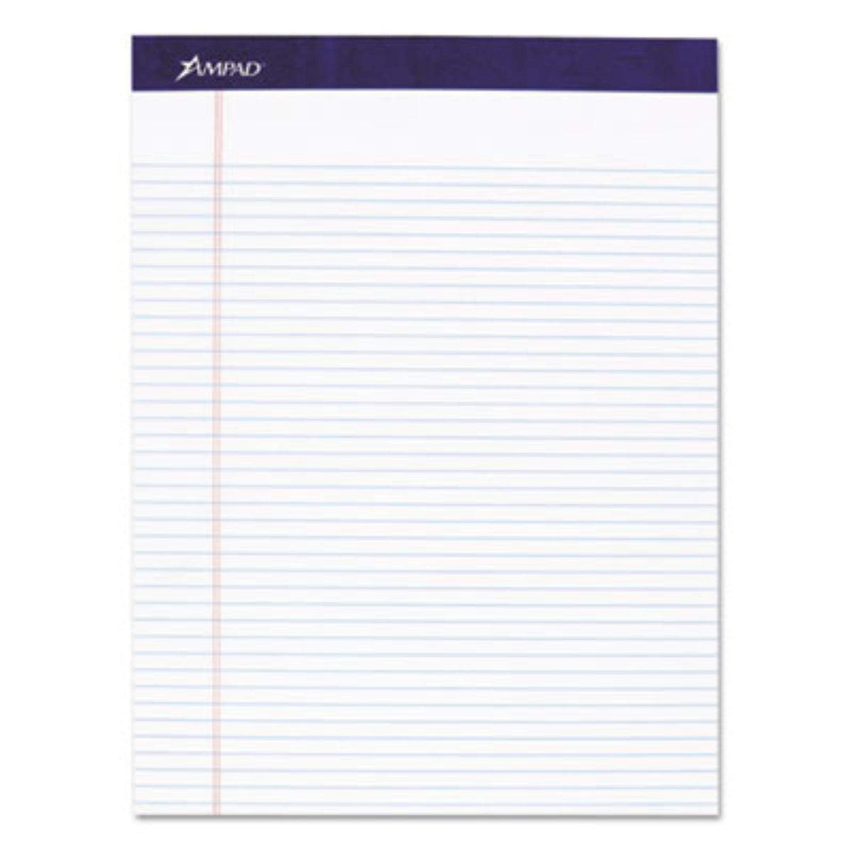 Letter & Legal Ruled Pads by Ampad – White, Model 20315