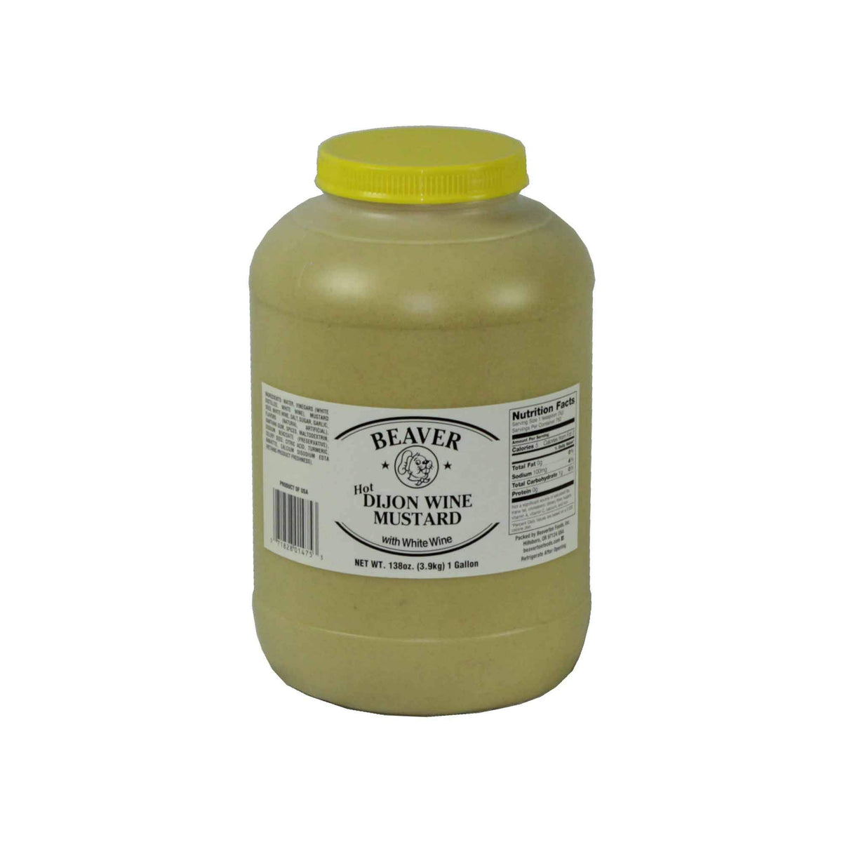 Dijon Wine Mustard by BEAVER – Pack of 4