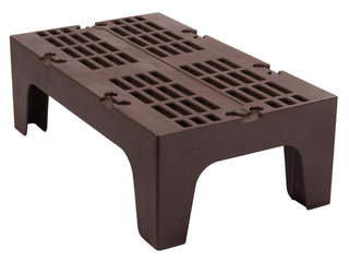 Dunnage Rack with Slotted Top 36" Dark Brown Case of by Cambro – 1500 Lb, Plastic, Dark Brown, Model DRS360131