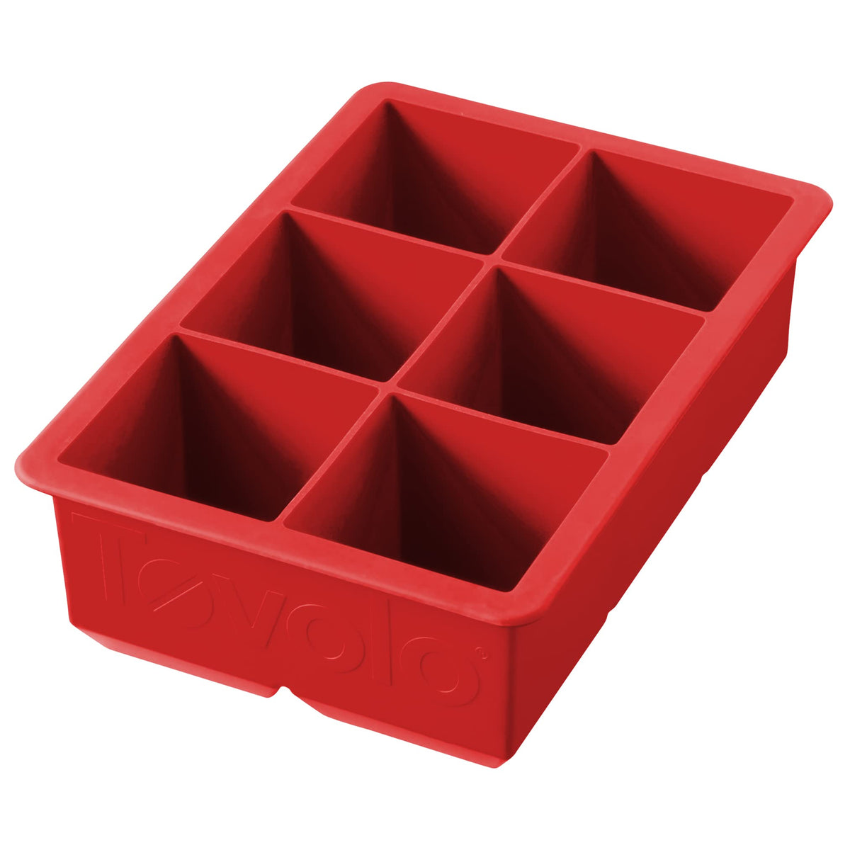 Ice Cube Tray King Candy Apple by Tovolo – Single Ice Tray, Man-Made-Material, Candy Apple, Model 313319