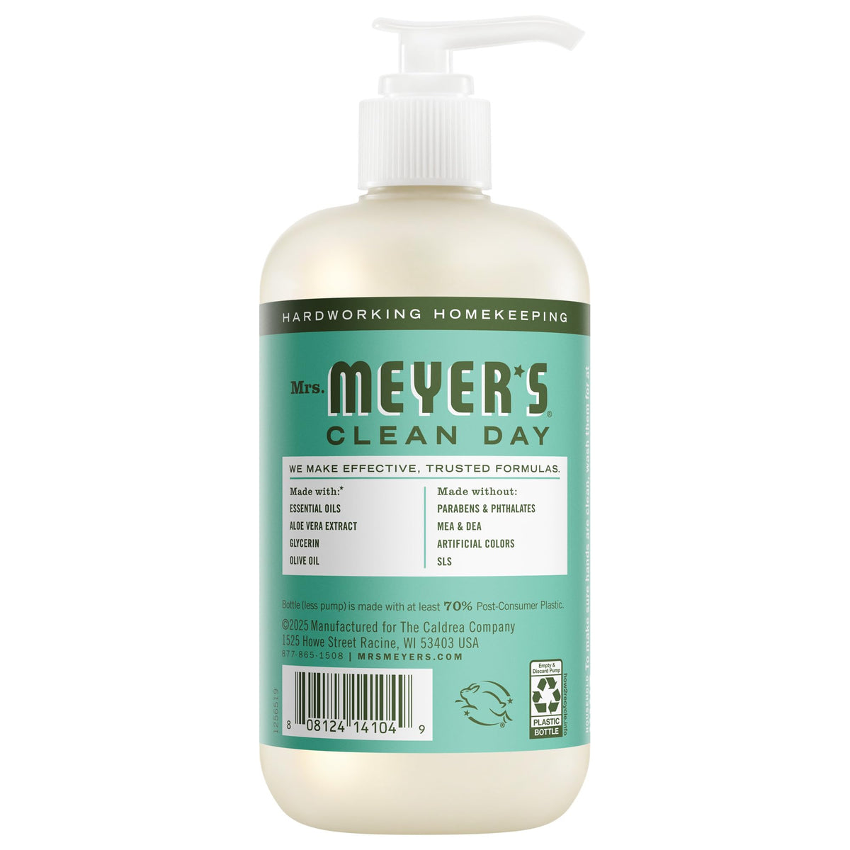 CLEAN DAY Liquid Hand Soap 6 Pack Variety 12.5 OZ Each by Mrs. MEYER'S – 12.5 Fl Oz (Pack of 1)