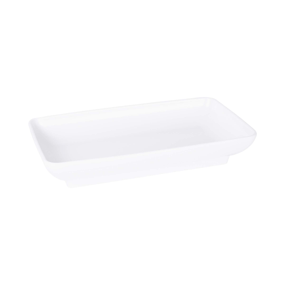 14" x 8" White Rectangular Heavy-Duty Melamine Plastic Serving Platter by Elite Global Solutions – 14" x 8", 2.5 quarts, Melamine, White, Model M85145-NW