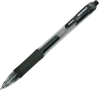 AbilityOne 7520016473133 - SKILCRAFT®/Zebra® Retractable Gel Pen - Medium Point - Black Ink - 12 units