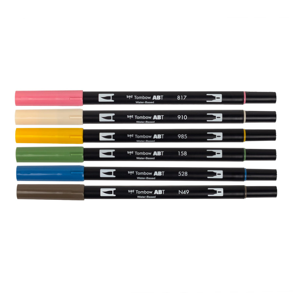 Dual Brush Pen Art Markers by Tombow – 1 Count (Pack of 7), Plastic, Multicolor, Model 72560