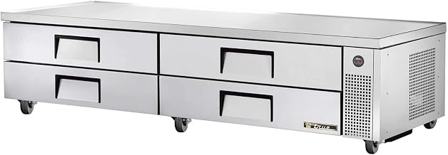 True S/S 4-Drawer 96"W Refrigerated Chef Base