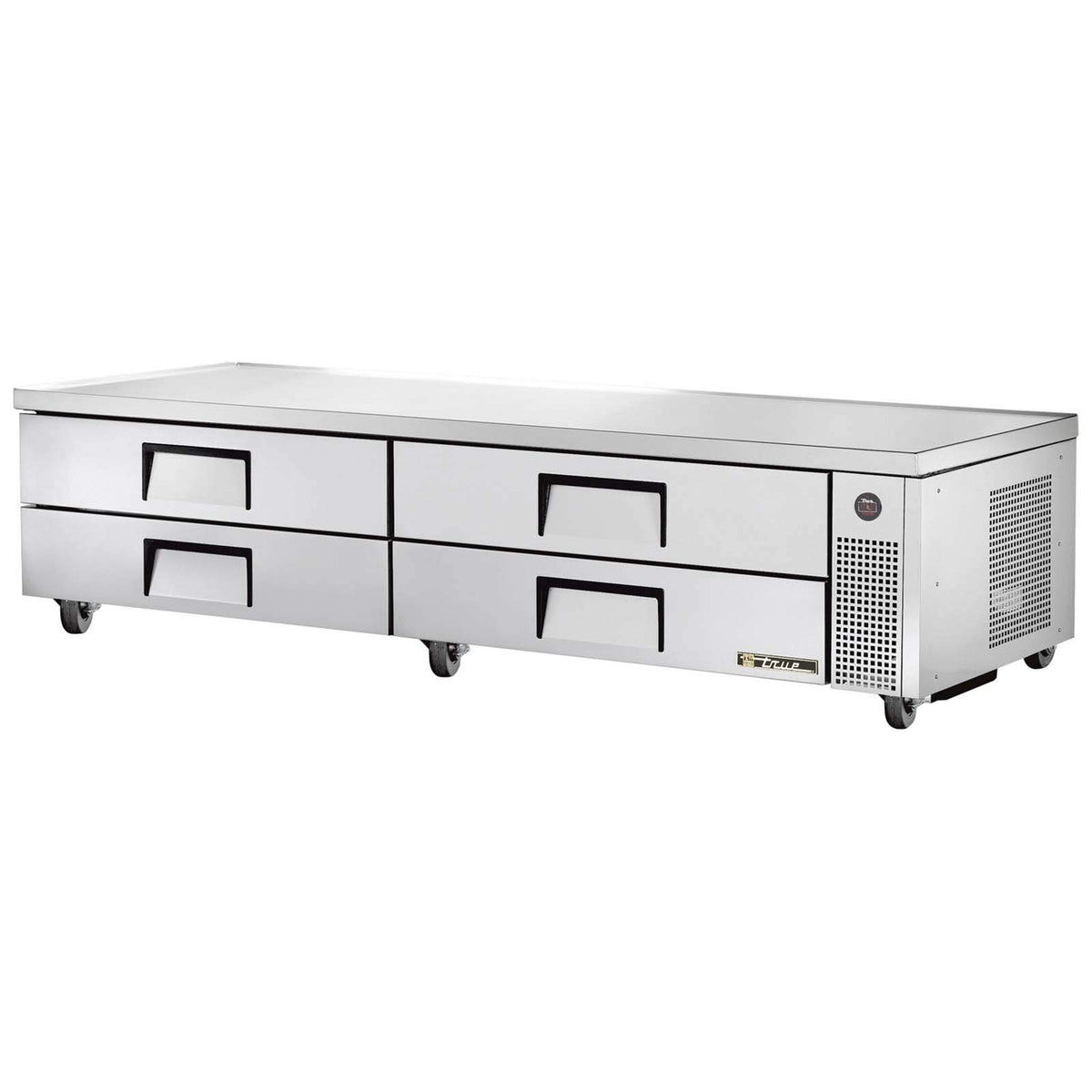 True S/S 4-Drawer 96"W Refrigerated Chef Base by True Mfg. – Model True Mfg TRCB-96