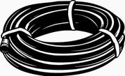 50ft 3/4" Contractor's Grade Garden Hose by Flexon – 50 ft., Plastic, Red, Model CX3450C