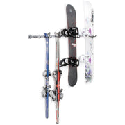 Monkey Bar Storage Ski and Snowboard Rack by Monkey Bars – Large, Metal, Soapstone Grey, Model 3007