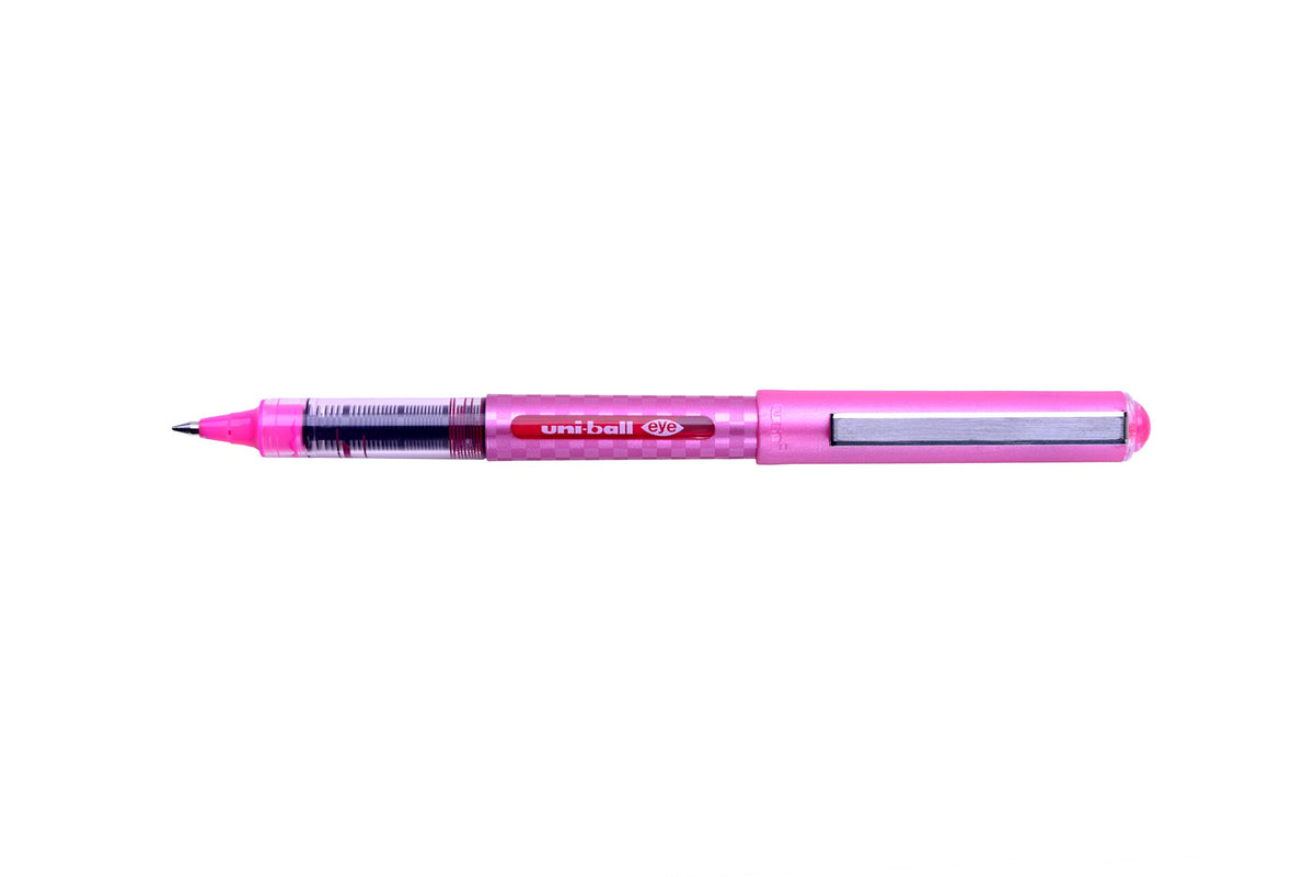 0.7 mm UB-157D Eye Designer Fine Rollerball Pens - Pink (Pack of 12) by Uni-Ball – 1 Count, Plastic, Pink 12pc, Model 167494000