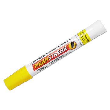 Mean Streak Waterproof Marking Stick by Sharpie – 1 Count (Pack of 12), Plastic, Yellow, Pack of 12, Model SRP KIT-85005-BOX