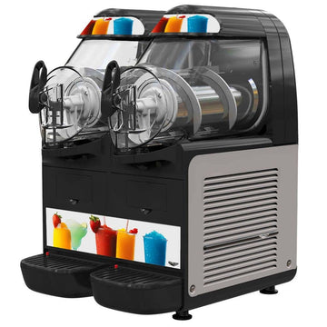 VCBA128-37 Granita Frozen Drink Machine w/ Two 6 Liter Bowls by Vollrath – 6.0 liters, Stainless Steel, varies (e.g., strawberry, lemon)