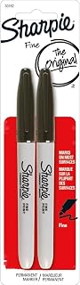 Sharpie (,,) – ) Permanent Markers, Fine Point, Black, Pair, with [parallel import goods]