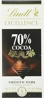Lindt Excellence Bar (Dark Chocolate 70% Cocoa) - Pack of 4
