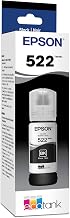 Epson 522 EcoTank Ink Ultra-high Capacity Bottle Black (T522120-S) Works with ET-2720, 2800, 2803, 2840, 4700, 4800, 4810
