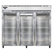 3RE-SS-GD Extra-Wide Three Section Reach In Glass Door Refrigerator by Continental Refrigerator – Commercial Grade