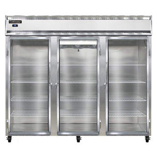 3RE-SS-GD Extra-Wide Three Section Reach In Glass Door Refrigerator by Continental Refrigerator – Commercial Grade