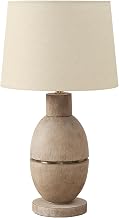Monarch Specialties I 9886 Lighting, 25" H, Table Lamp, Beige Resin, Beige Shade, Contemporary, Modern