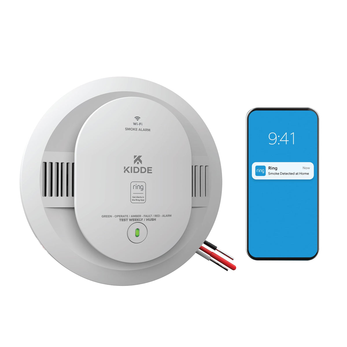 Kidde Hardwired / Smoke Detector / 5 Inches Smoke Detectors & Fire Alarms