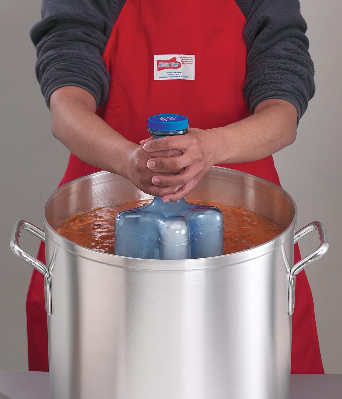 Food Cooling Paddle by San Jamar – 128 Ounces, Plastic, Blue, Model RCU128