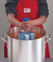 San Jamar 6 / 128 Ounces / Blue Container Sets