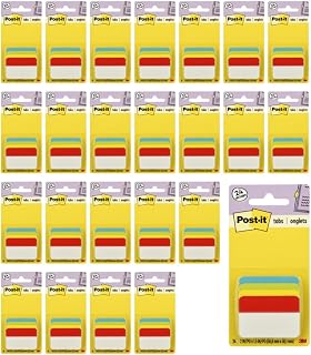 Post-it Tabs 686A-ALYR Filing Angle, 2 in. Wide, Multi-Color, 24-Pack