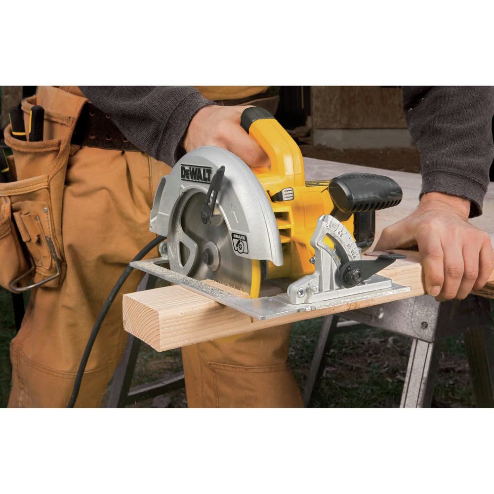 Circular Saw by DEWALT – One Size, Plastic, Yellow, Model DWE575SB