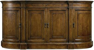 Starlight Canyon Home Pecky Pecan Veneer Sideboard with Drawers, Rustic Sideboard Buffet Cabinet with Storage for Living Room, Brown
