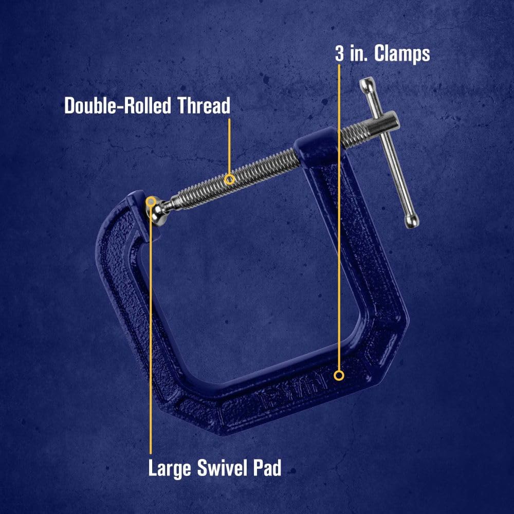 IRWIN 3 in / Deep Throat / Multi C-Clamps