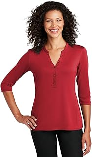 Port Authority Women's UV Choice Pique Henley